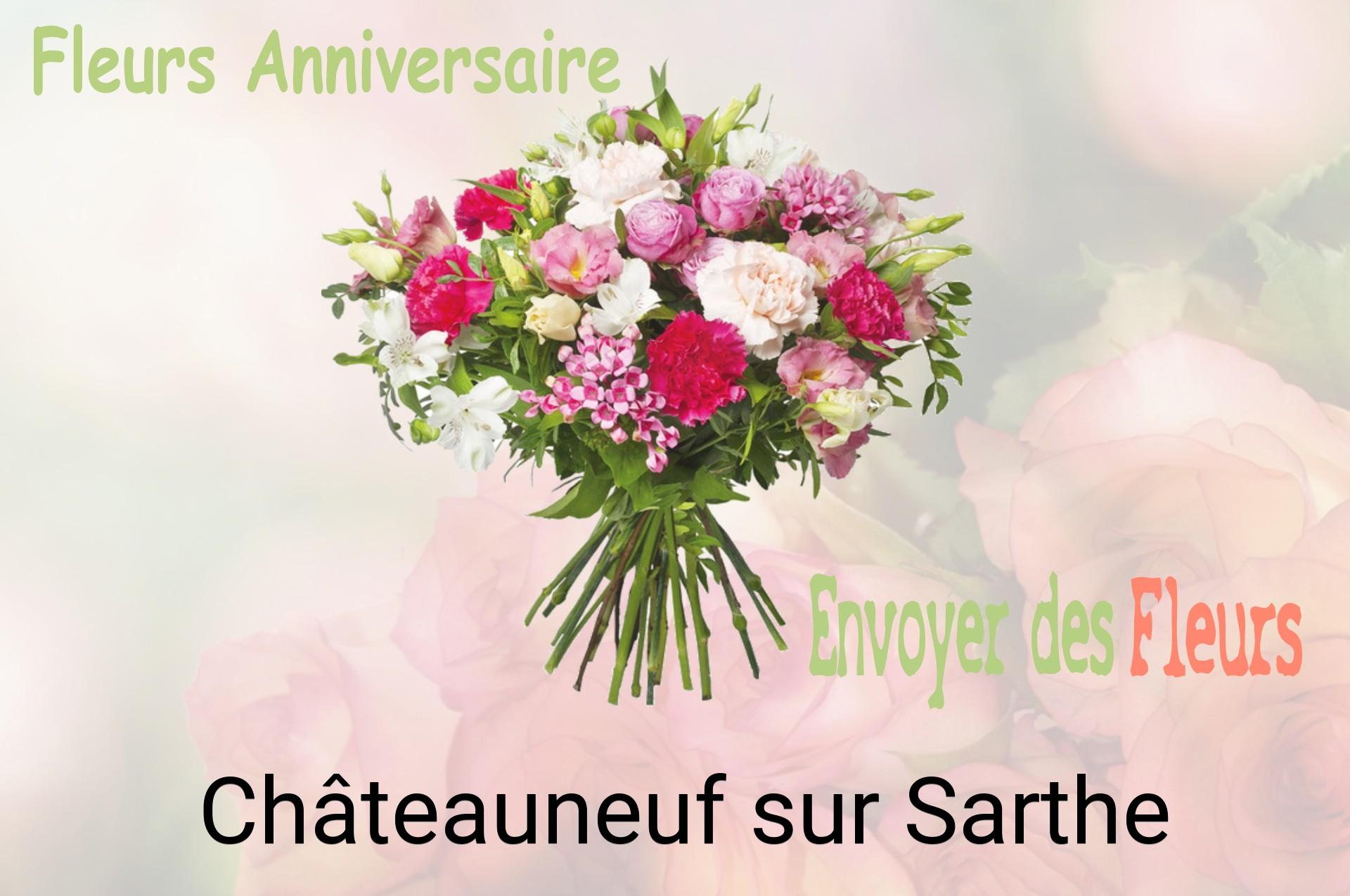Bouquet de fleurs d’anniversaire livré à Châteauneuf-sur-Sarthe