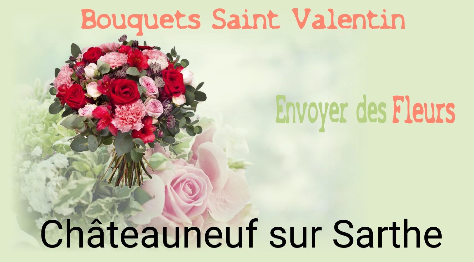 Roses de Saint-Valentin livrées à Châteauneuf-sur-Sarthe